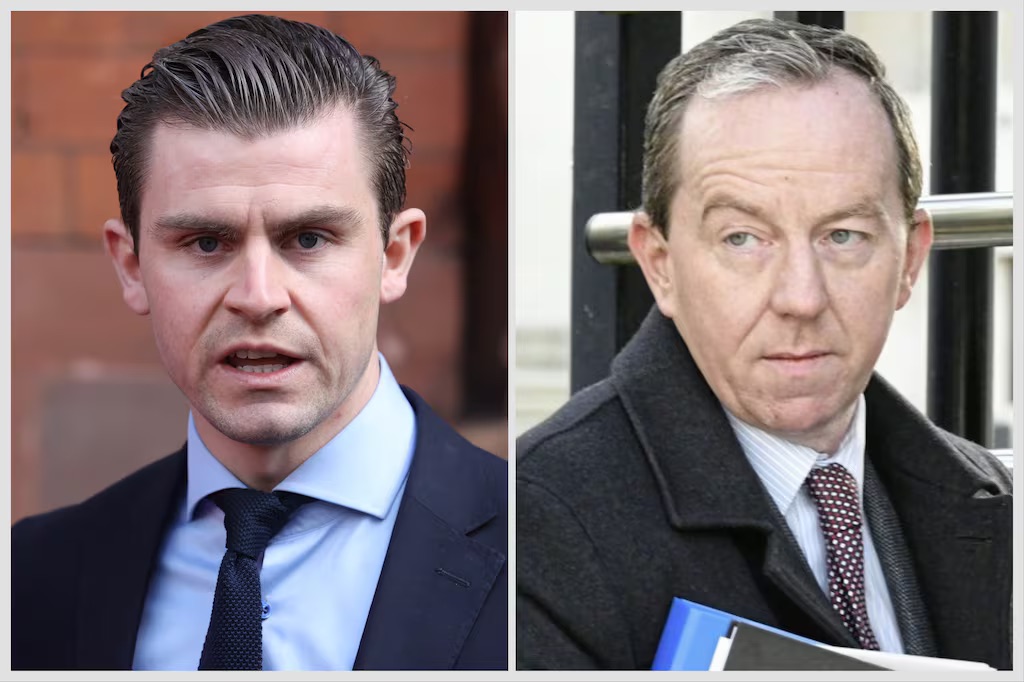 Solicitors Darragh Mackin and Peter Corrigan