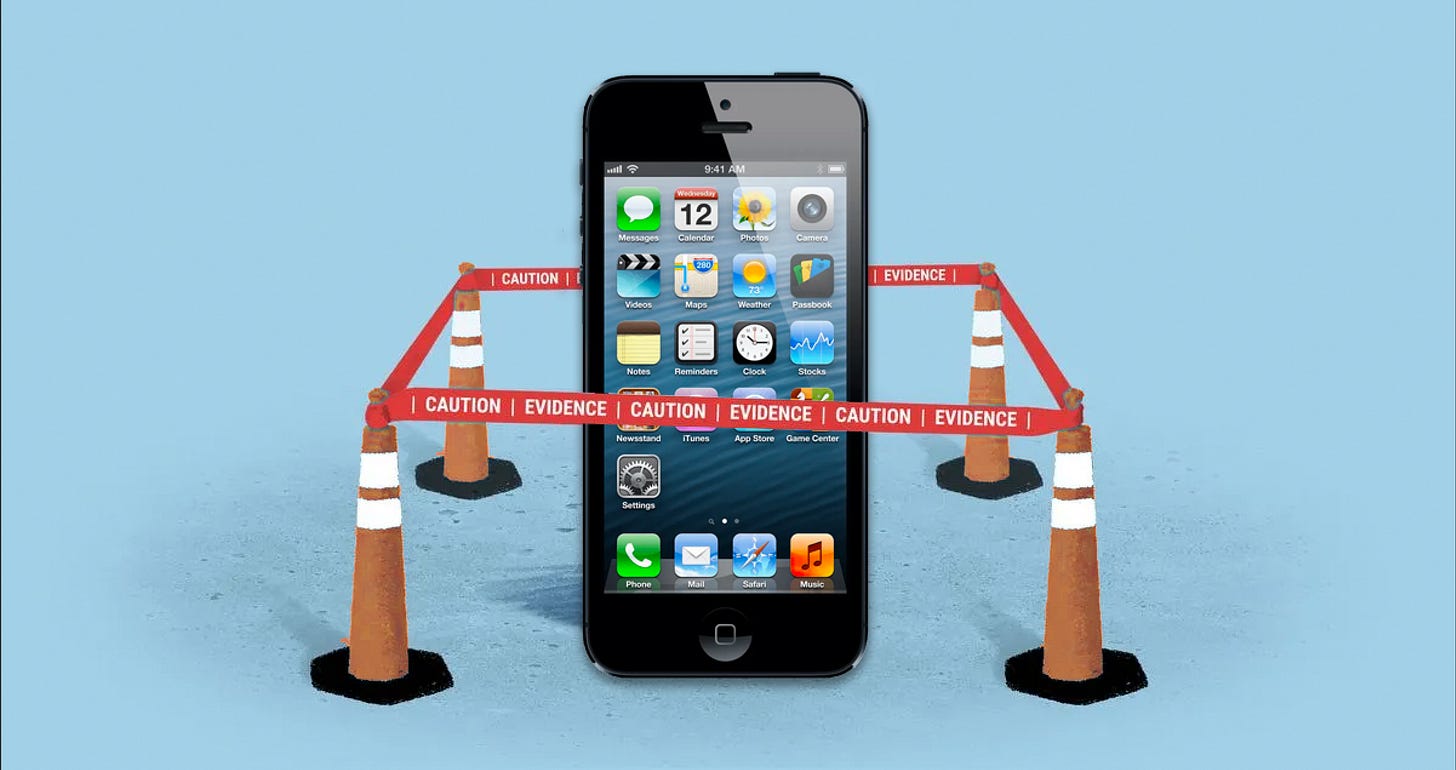 Mobiles in the dock